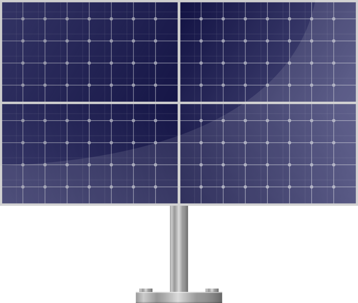 Solar panel clipart design illustration png