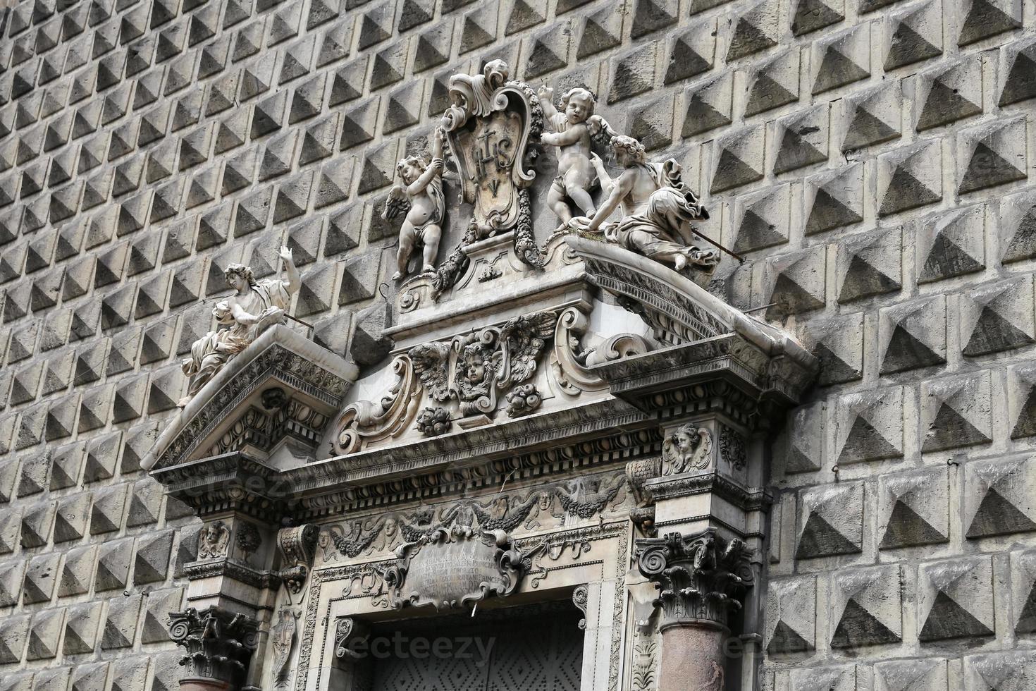 Gesu Nuovo Church in Naples, Italy photo