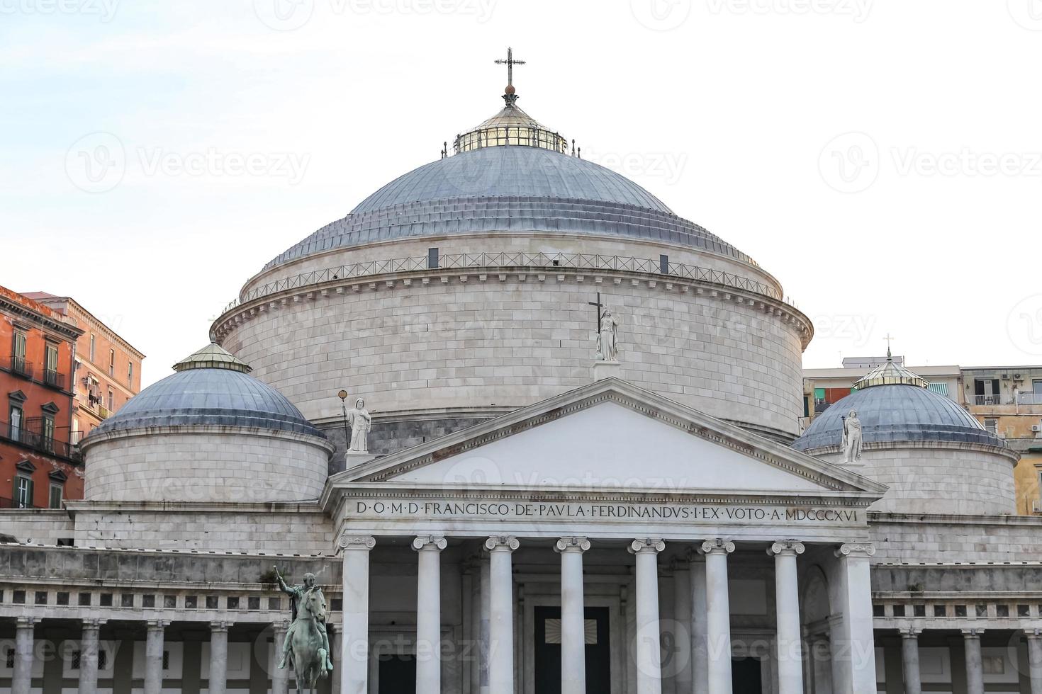 San Francesco di Paola Church in Naples, Italy photo