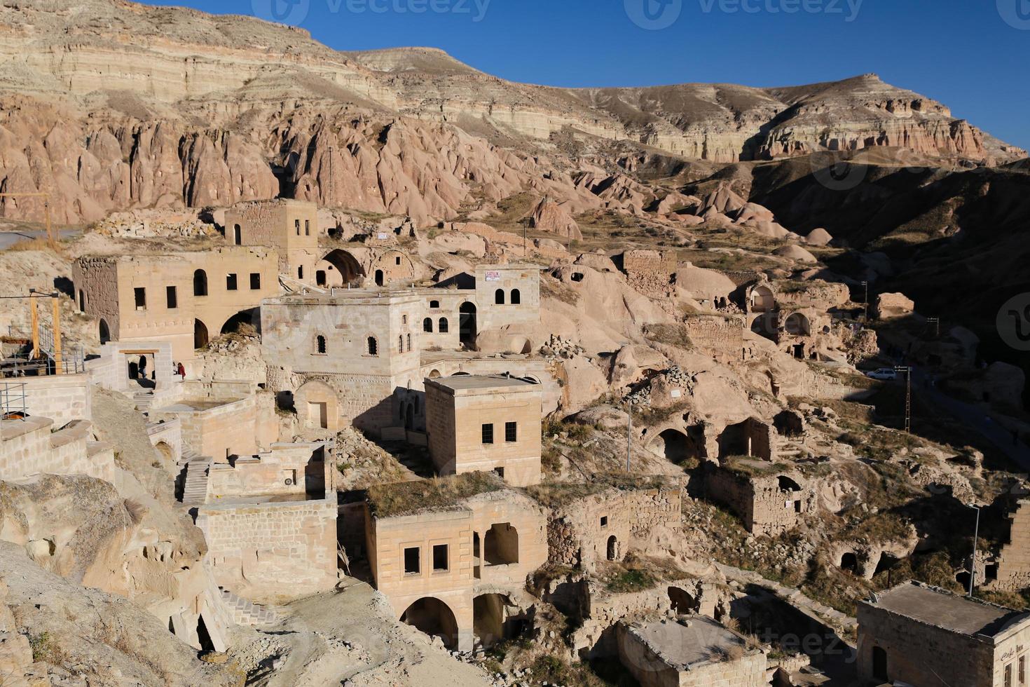 Houses in Cavusin Village, Nevsehir, Cappadocia photo