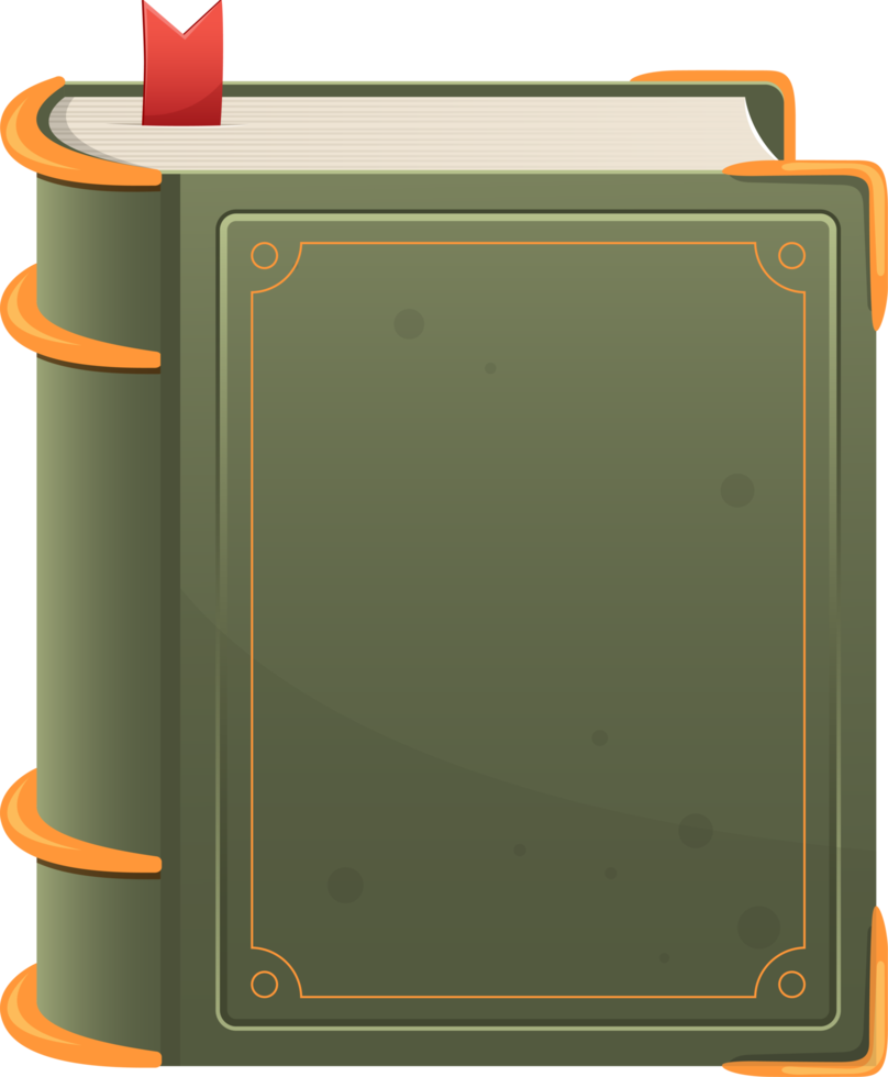 Old book clipart design illustration png