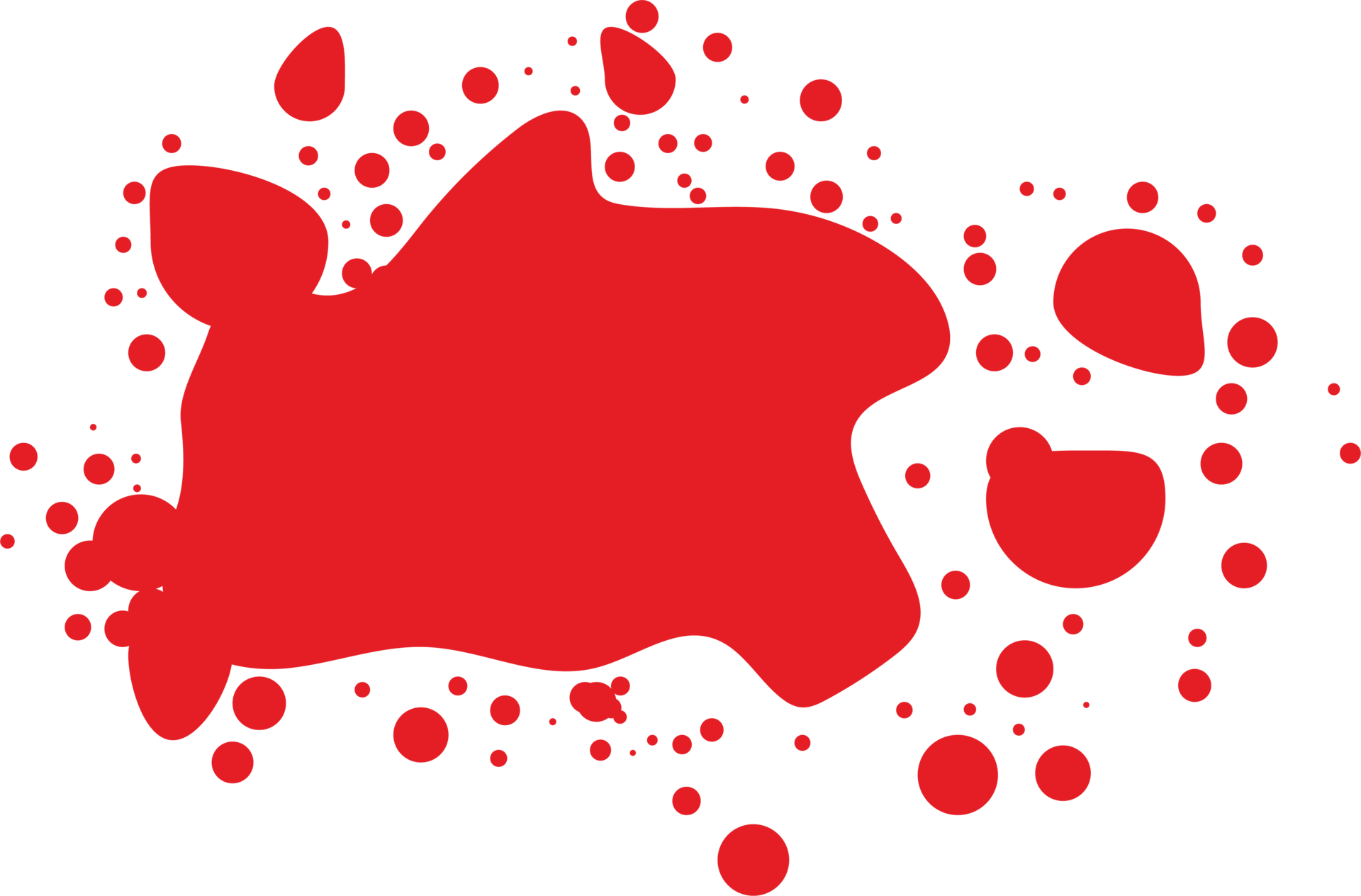 Blood splash clipart design illustration 9381246 PNG