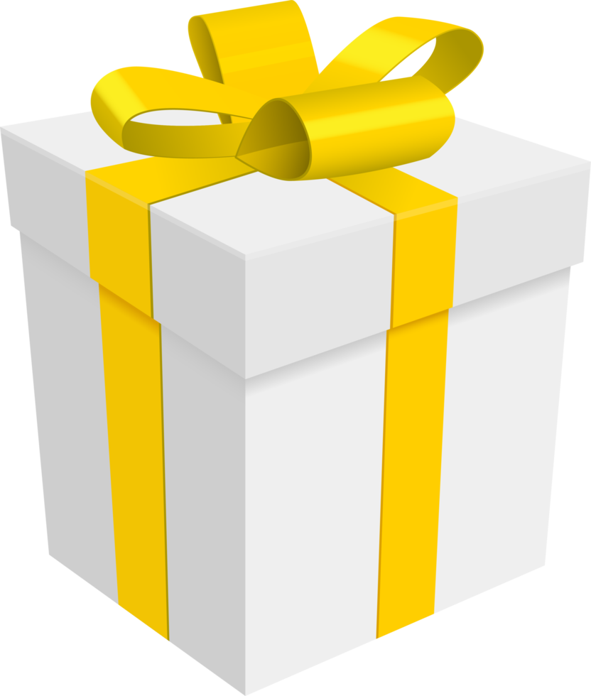 Present box clipart design illustration png