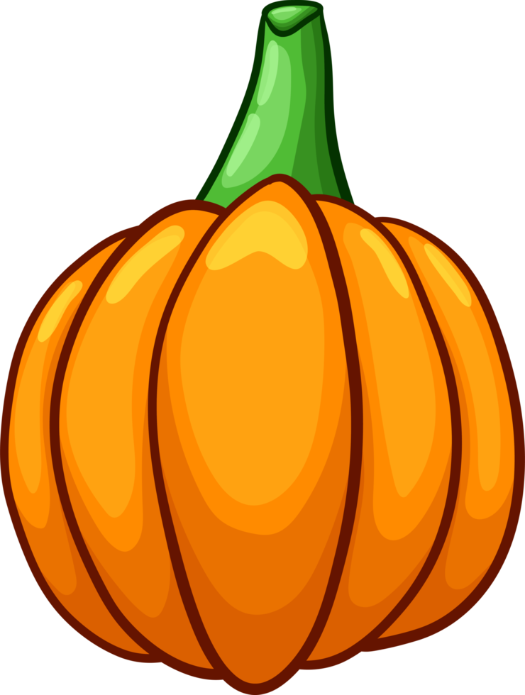 Pumpkin clipart design illustration png