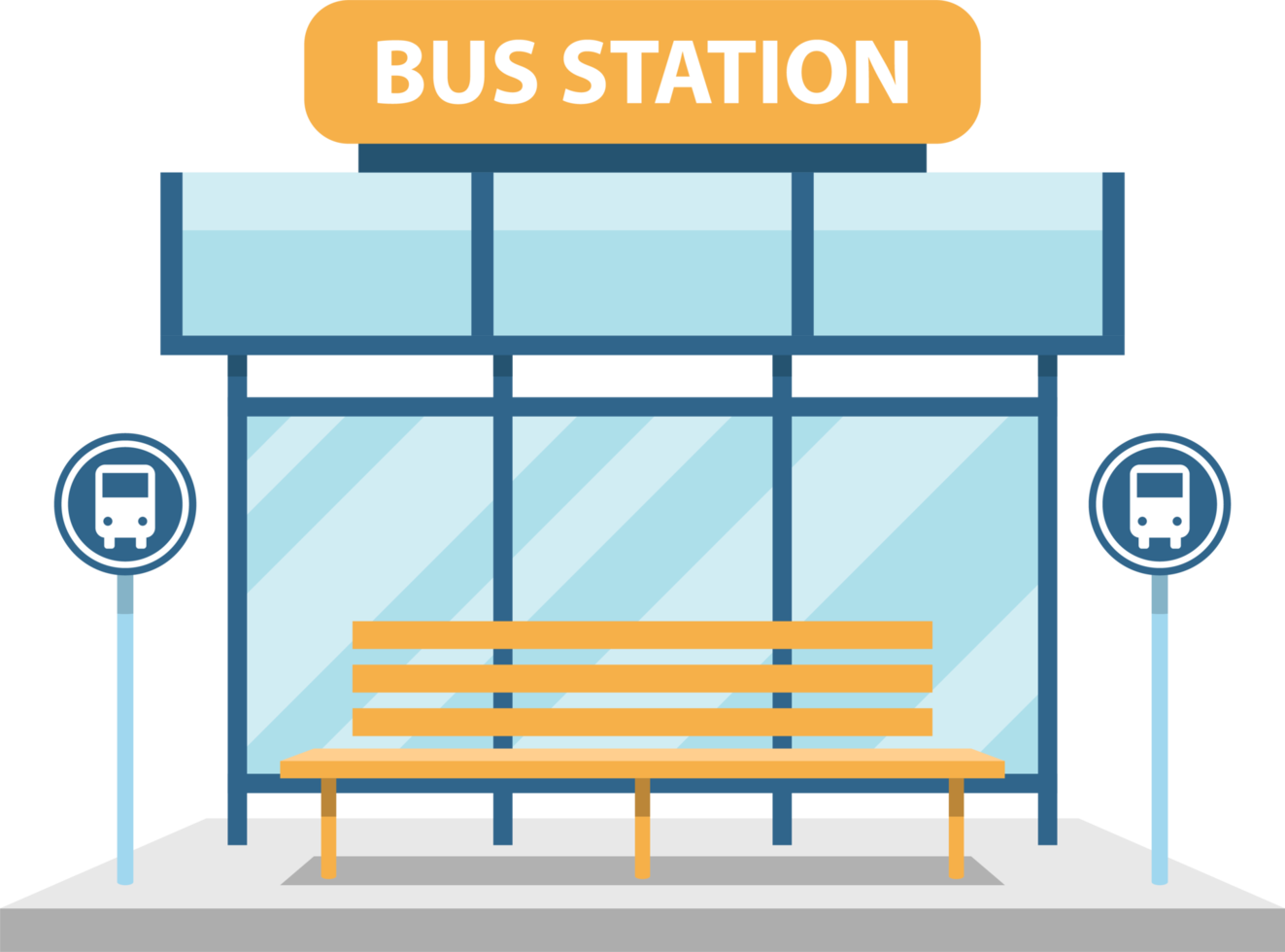 Bus clipart design illustration png