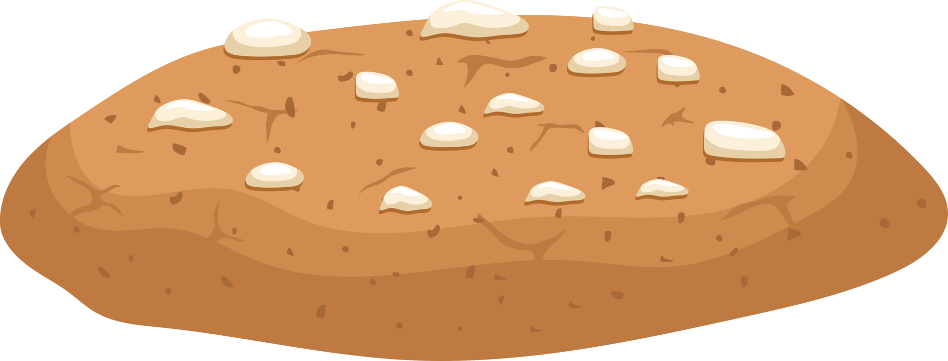 ilustração de design de clipart de biscoitos saborosos caseiros png