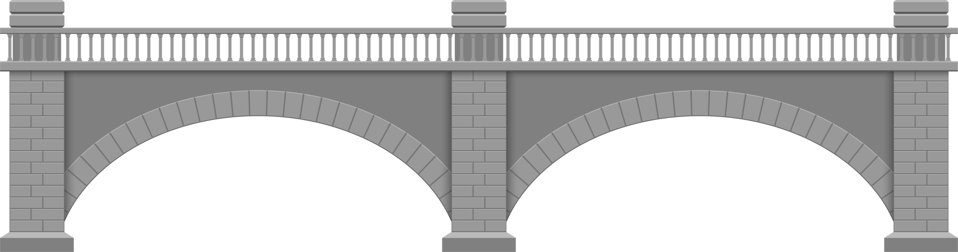 Ilustración de diseño de imágenes prediseñadas de puente de piedra png