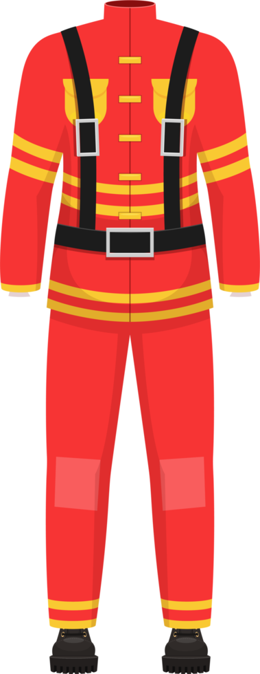 Firefighter clipart design illustration png