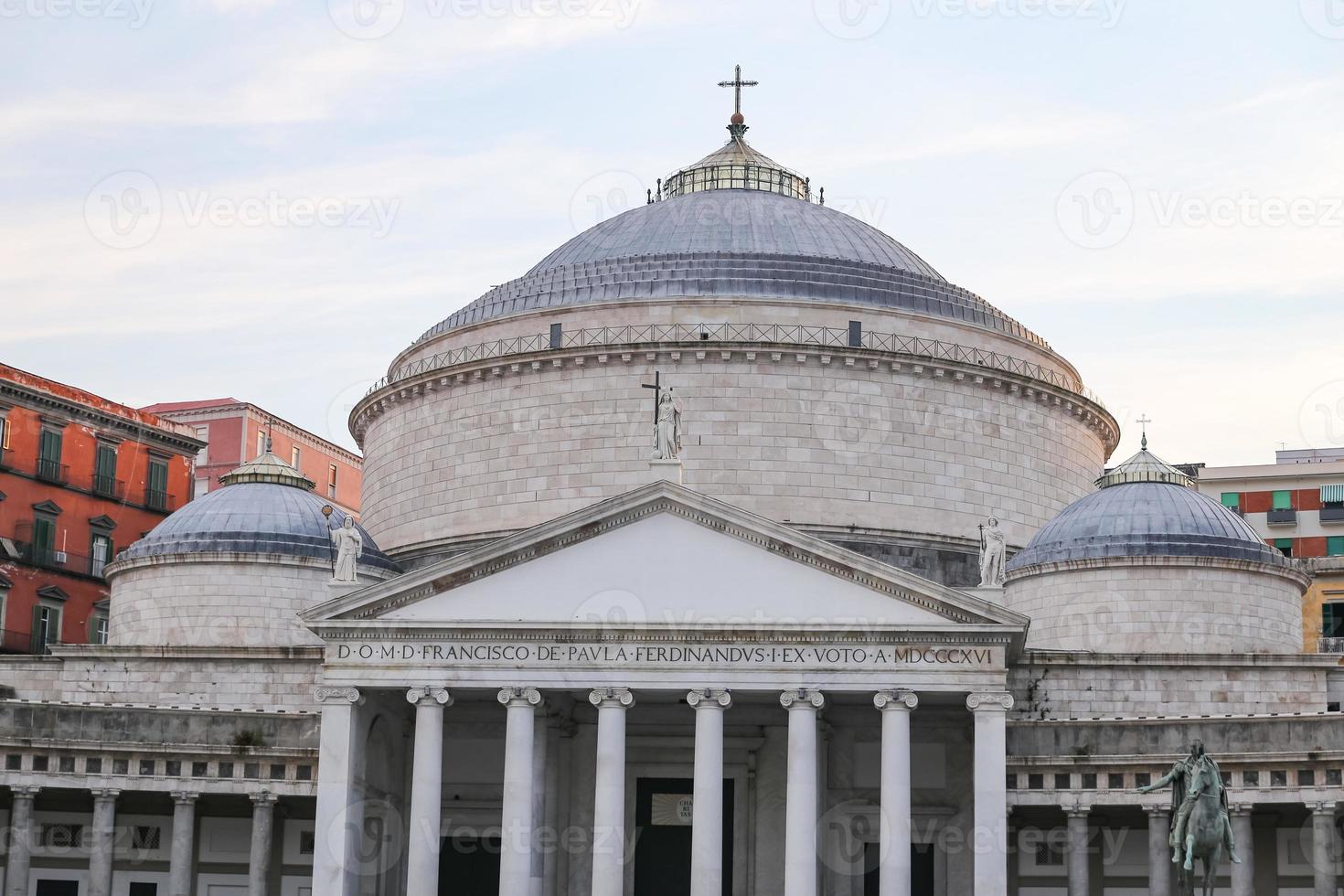 San Francesco di Paola Church in Naples, Italy photo