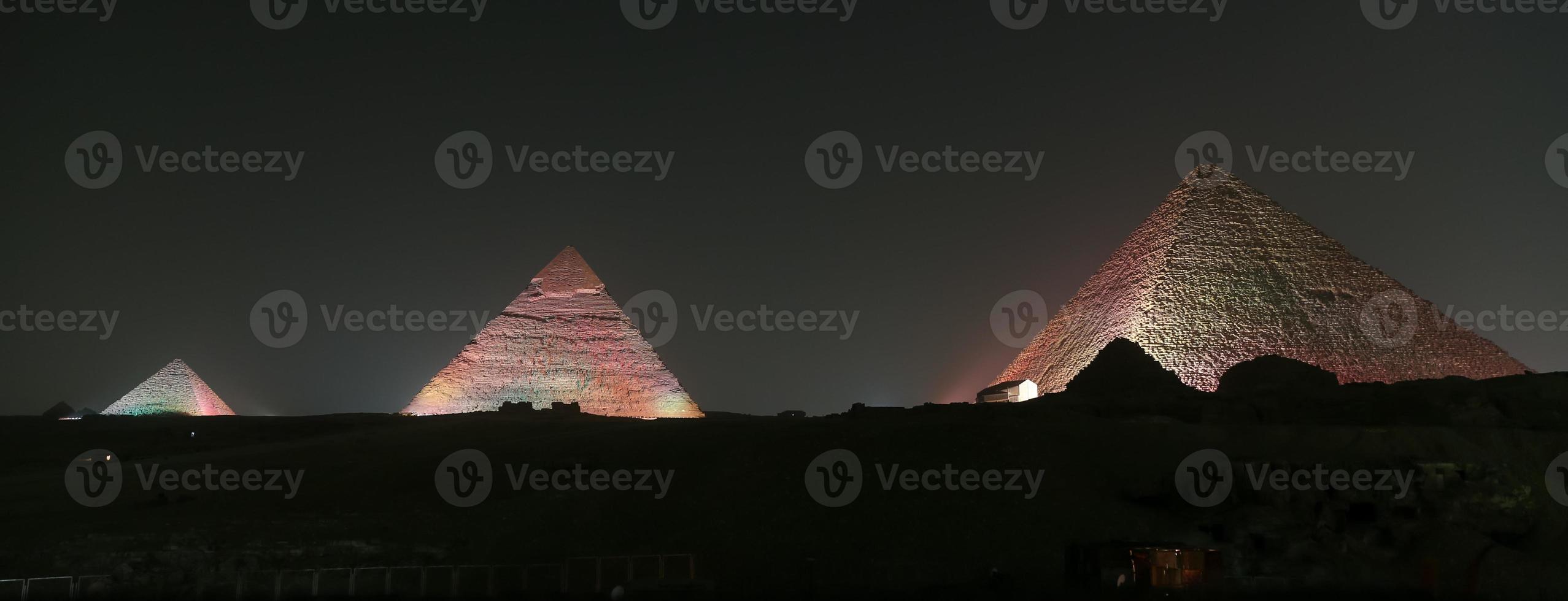 Giza Pyramid Complex in Cairo, Egypt photo