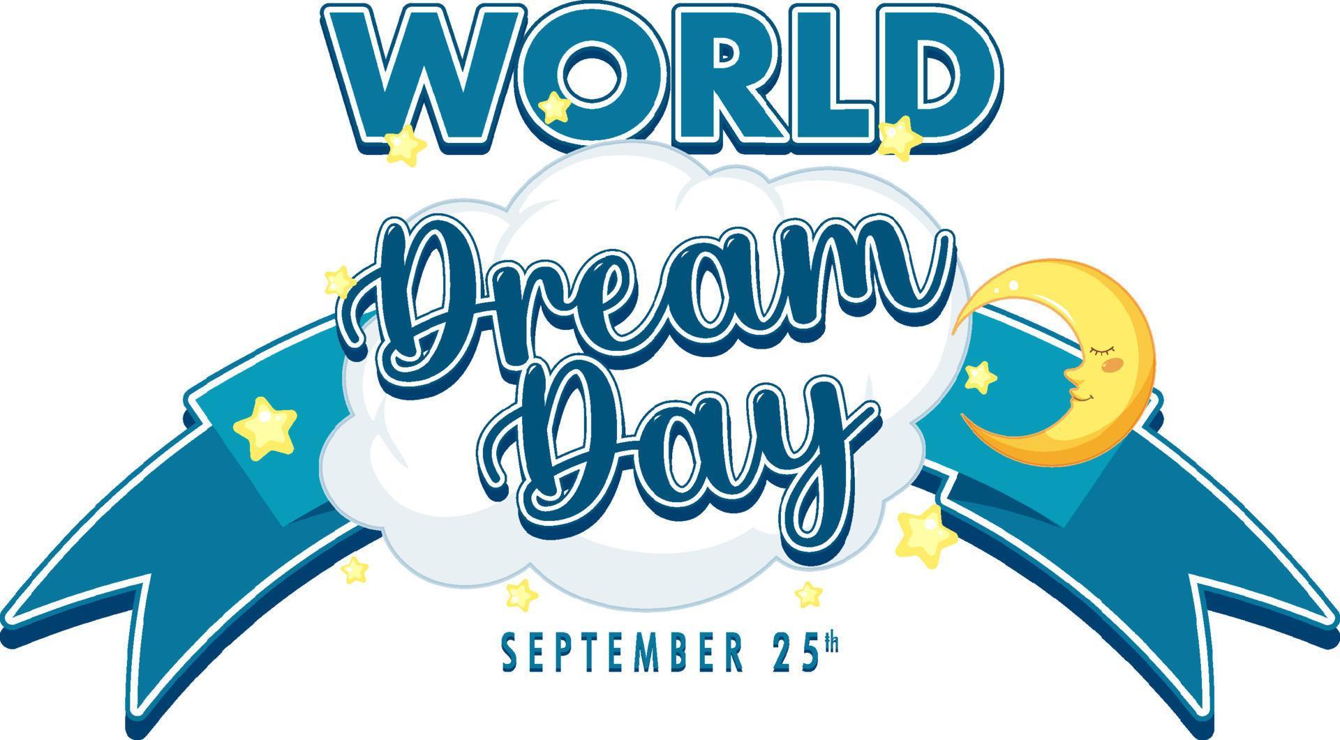 World Dream Day Banner Design 9381659 Vector Art at Vecteezy