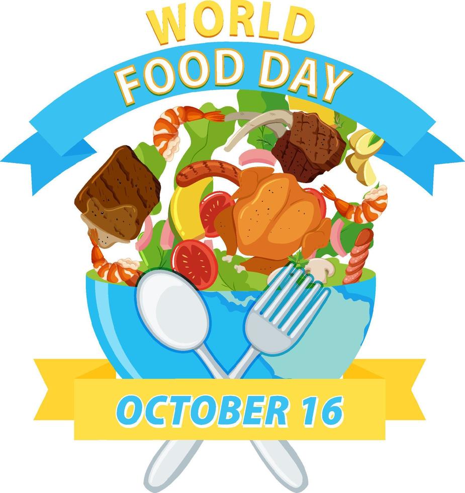 World Food Day Banner Template vector