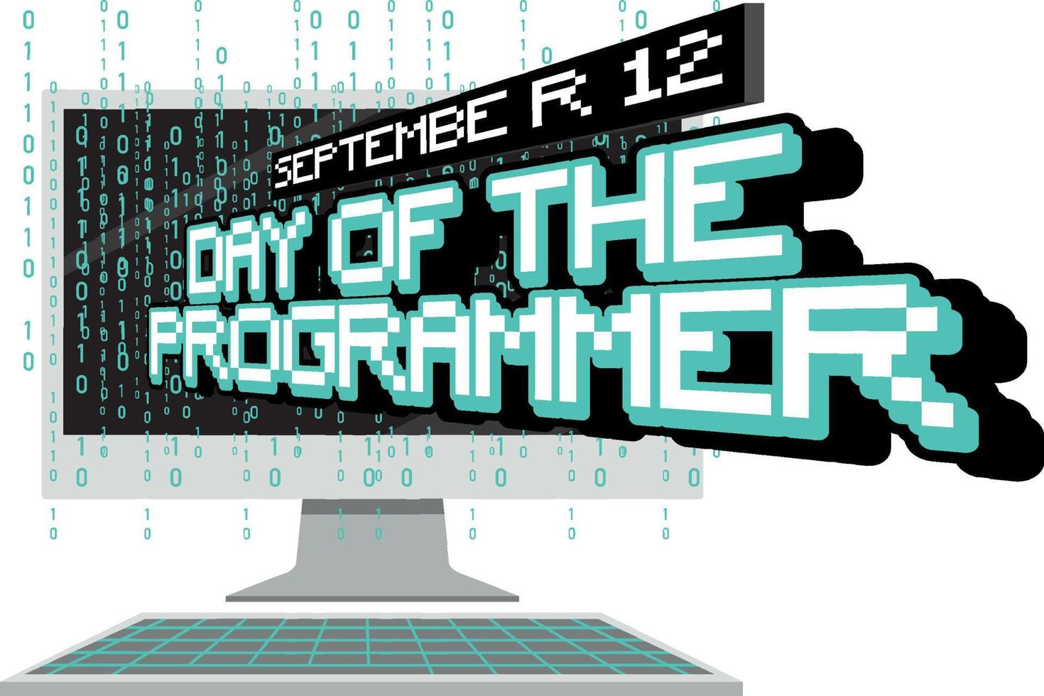 The Day of the Programmer Poster vector