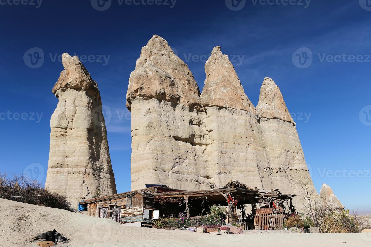 Rock Formations in Love Valley, Cappadocia, Nevsehir, Turkey photo