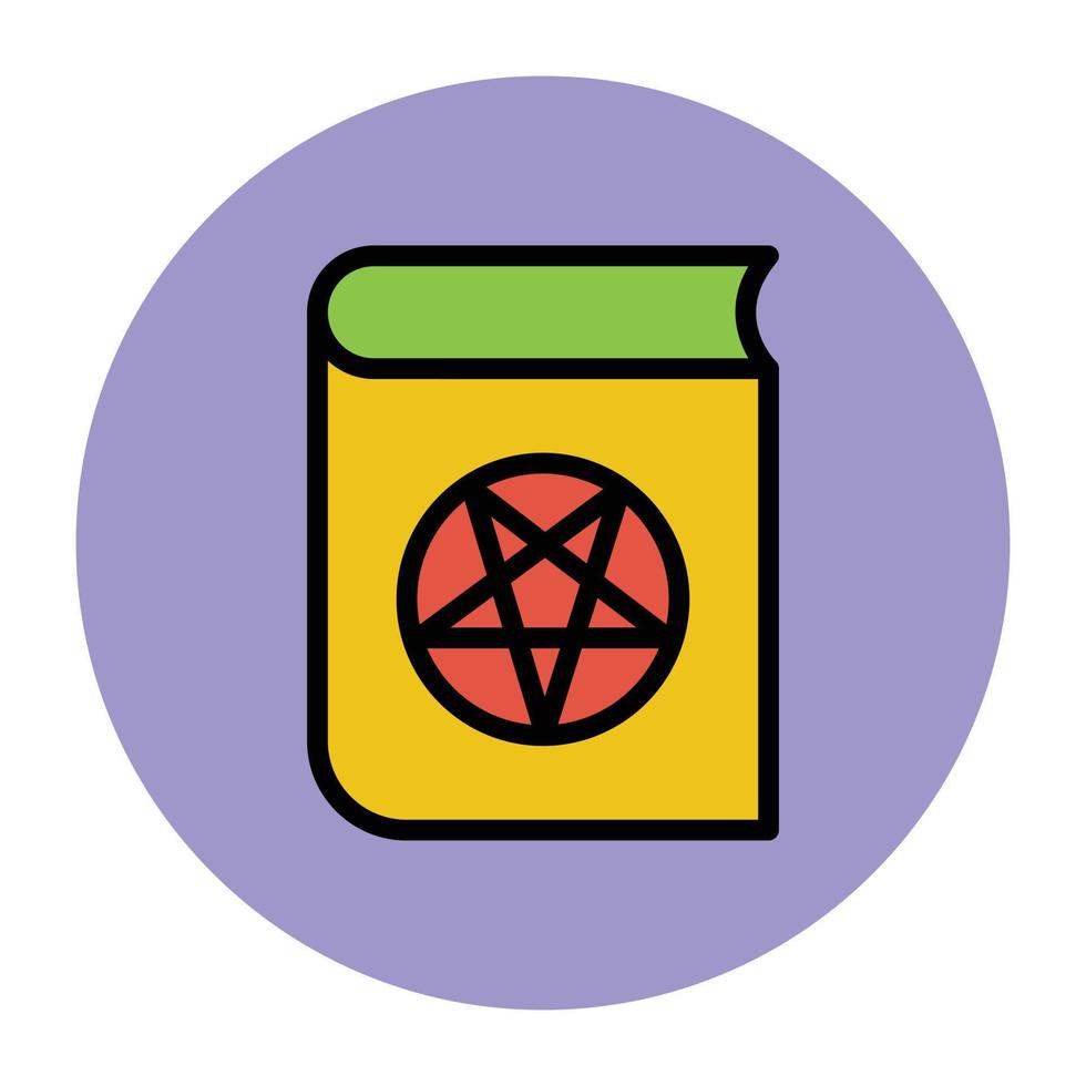 Trendy Magic Book vector