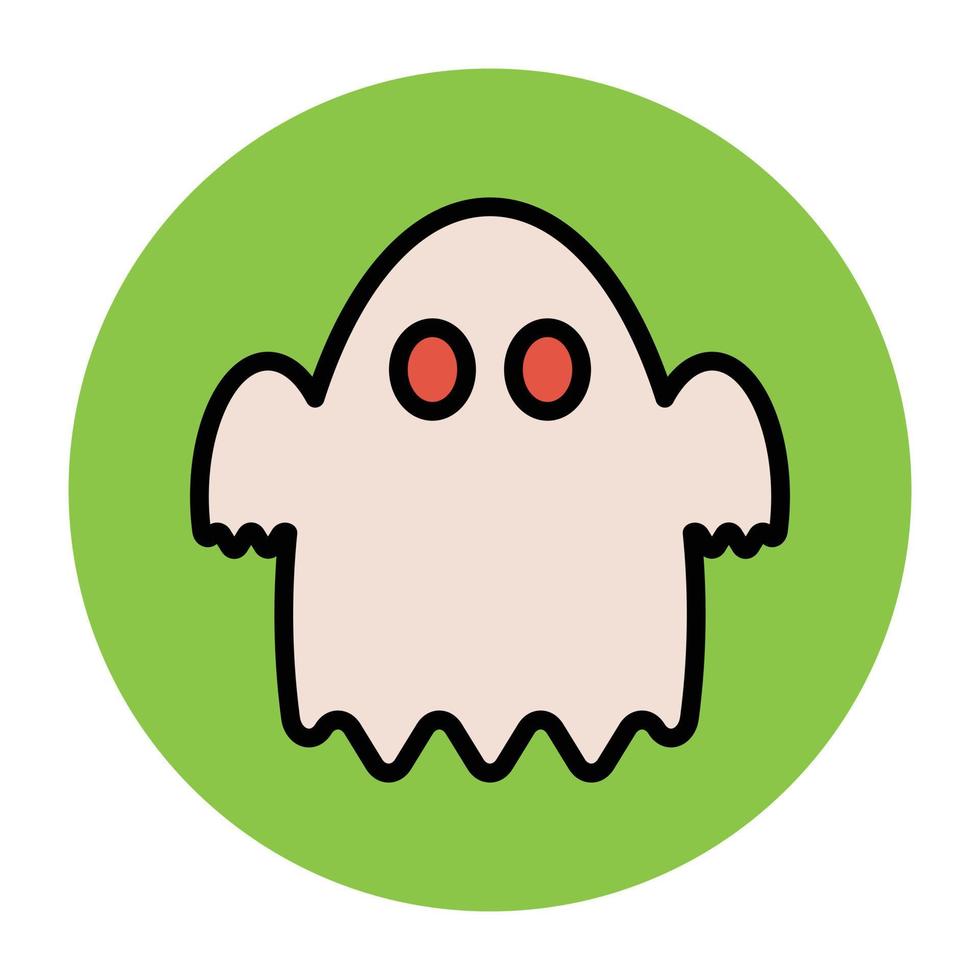 Trendy Ghost Concepts vector