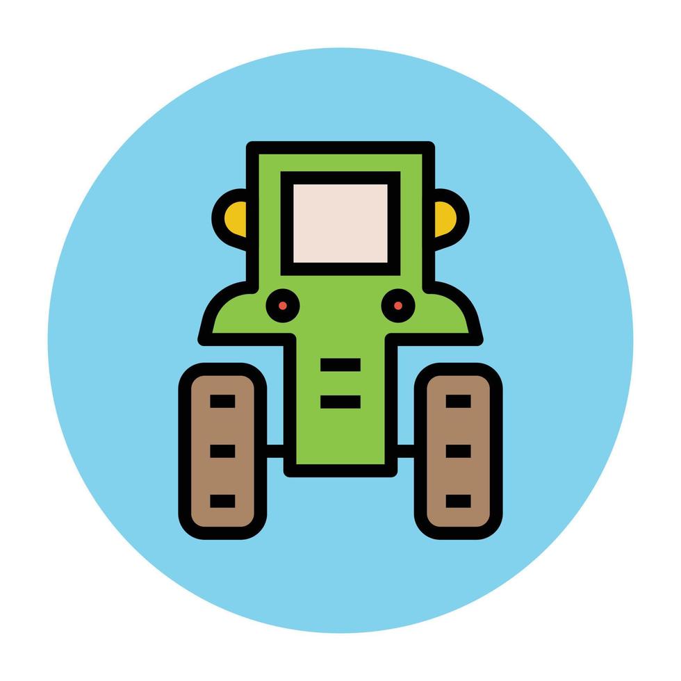 Trendy Tractor Concepts vector