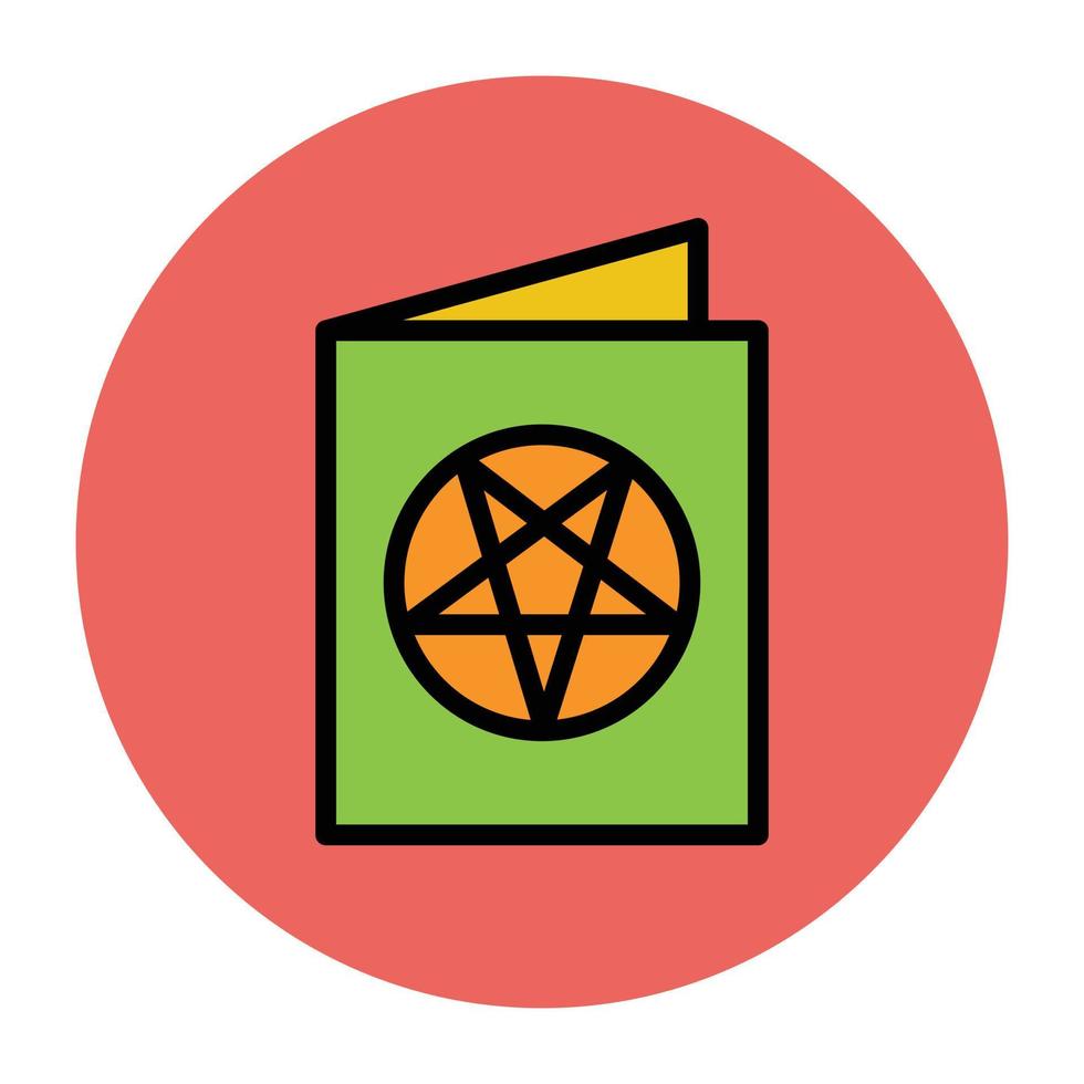 Trendy Magic Book vector