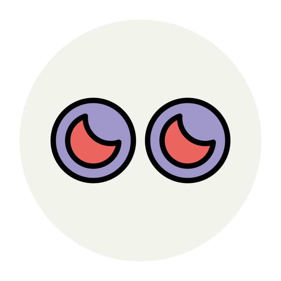 Trendy Moon Concepts vector