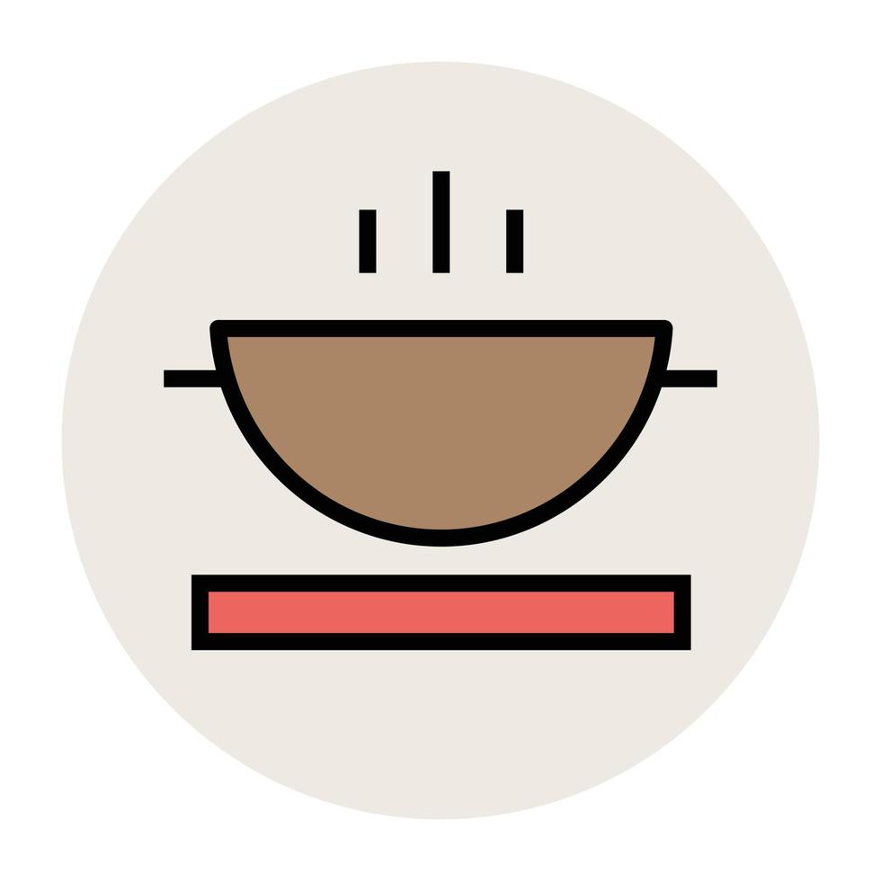 Trendy Cooking Concepts vector