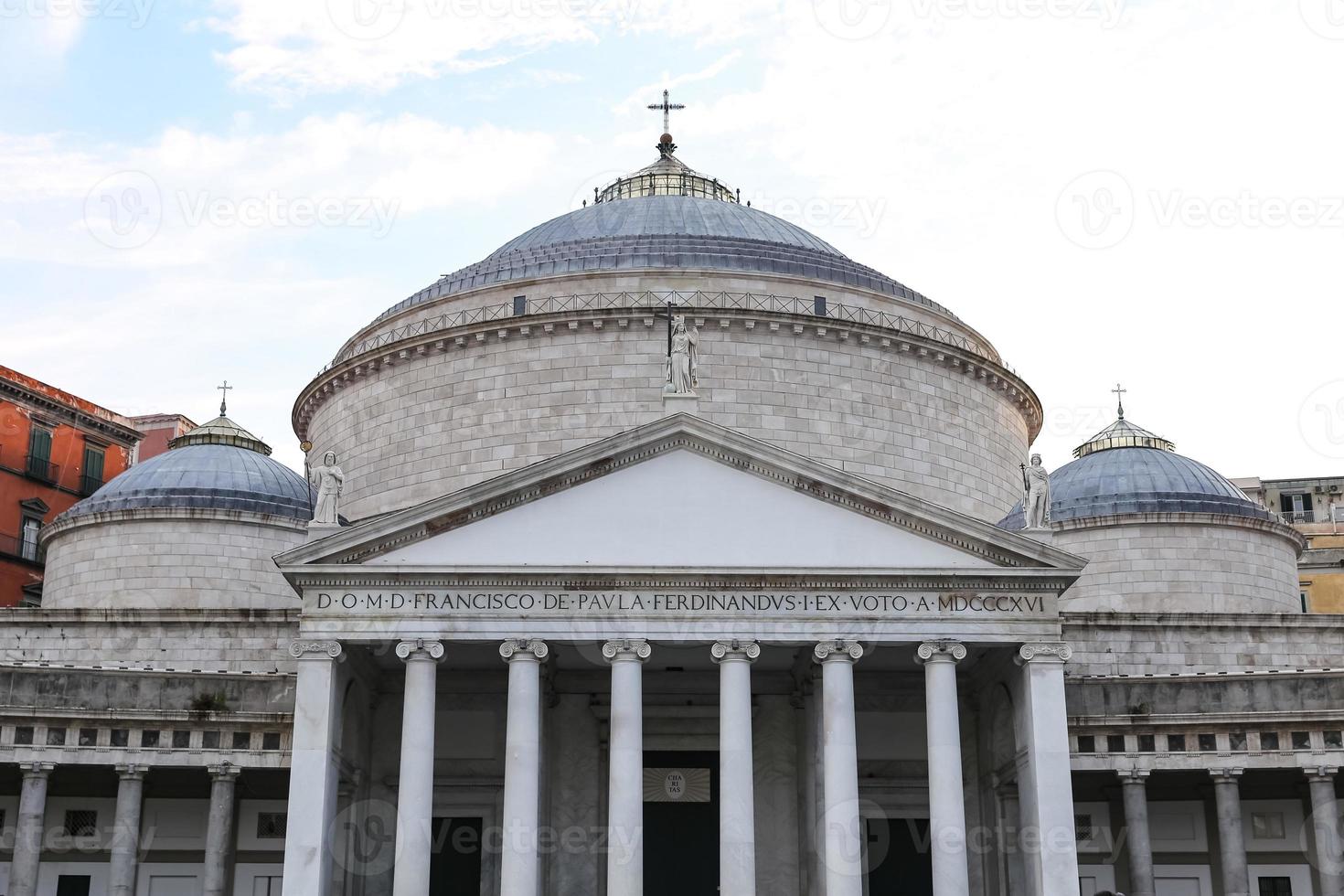 San Francesco di Paola Church in Naples, Italy photo