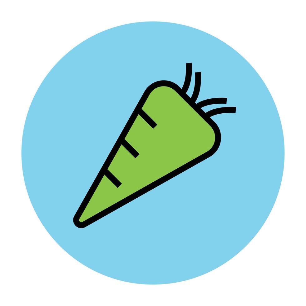 Trendy Carrot Concepts vector