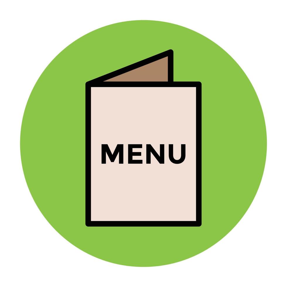 Trendy Menu Concepts vector