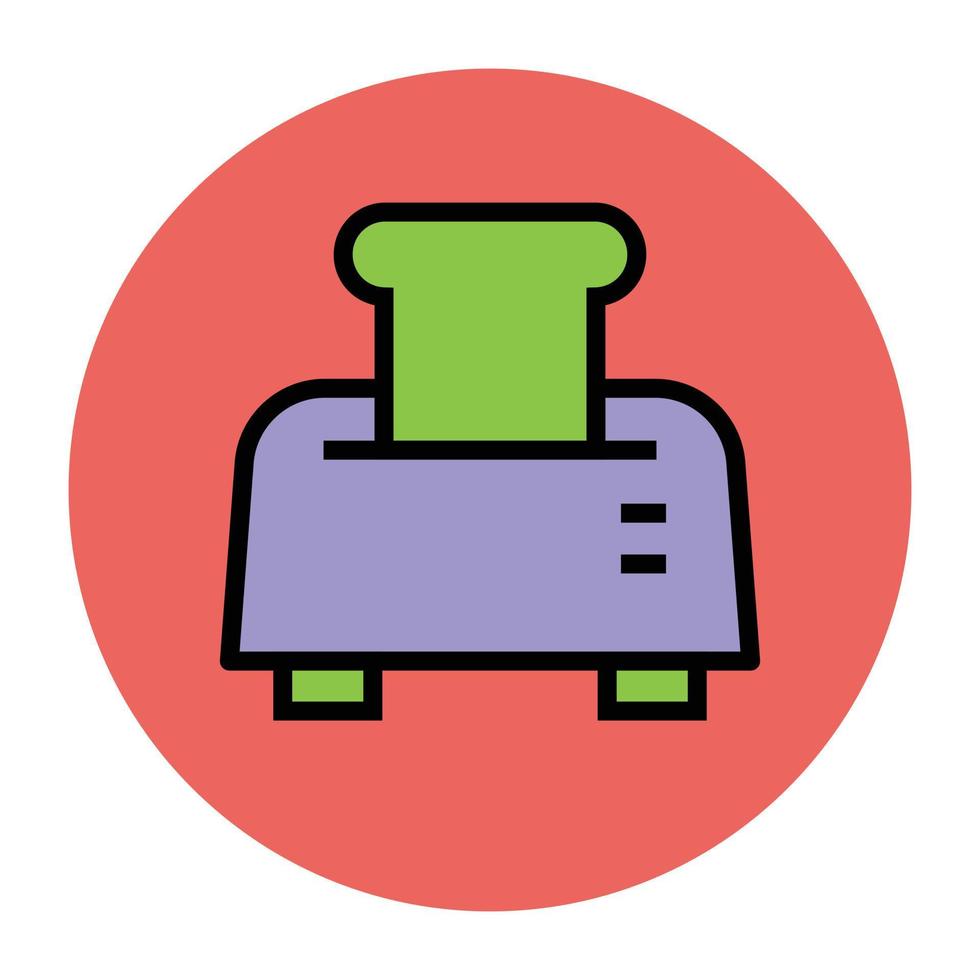 Trendy Toaster Concepts vector