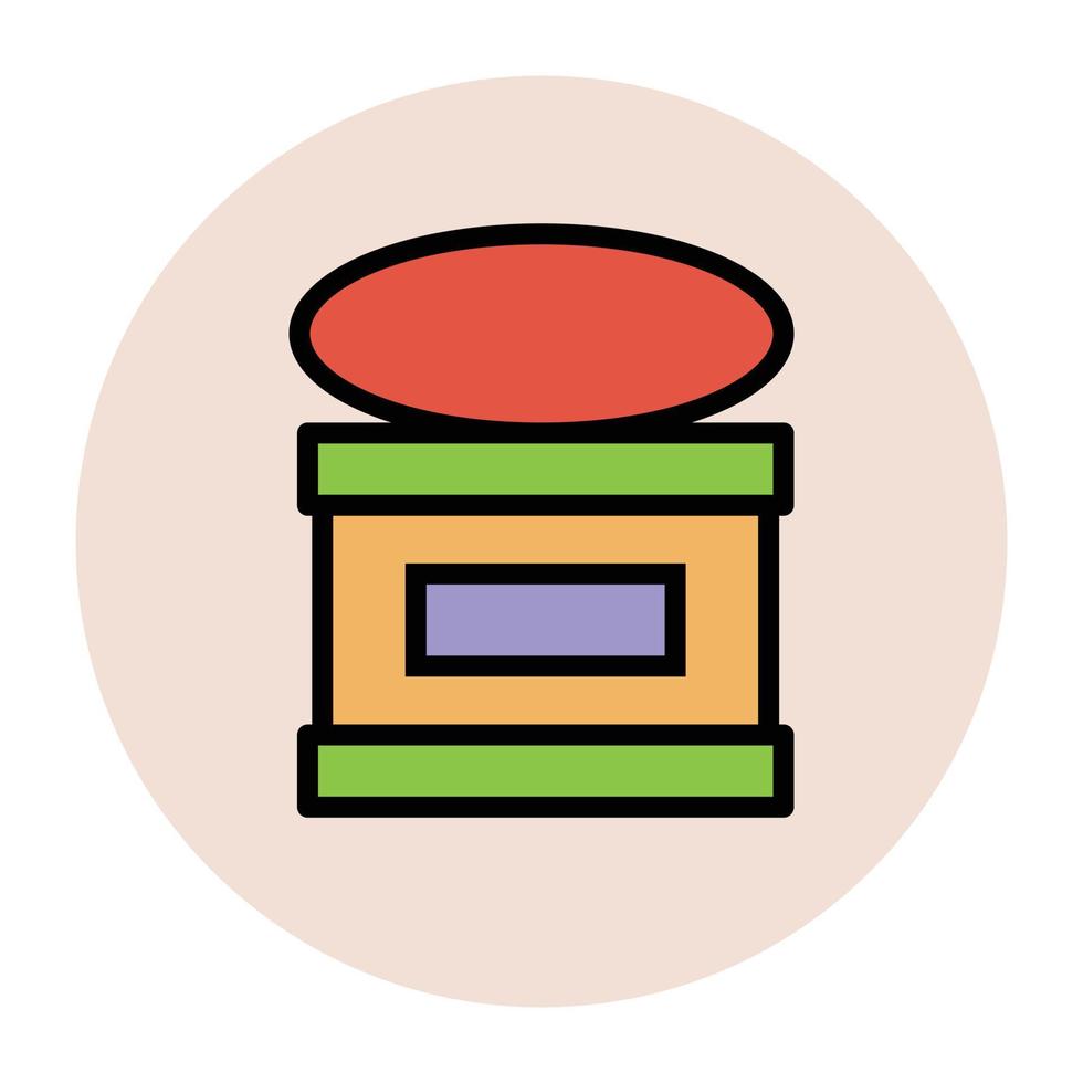 Trendy Canned Food vector