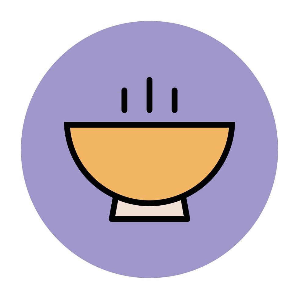 Trendy Bowl Concepts vector