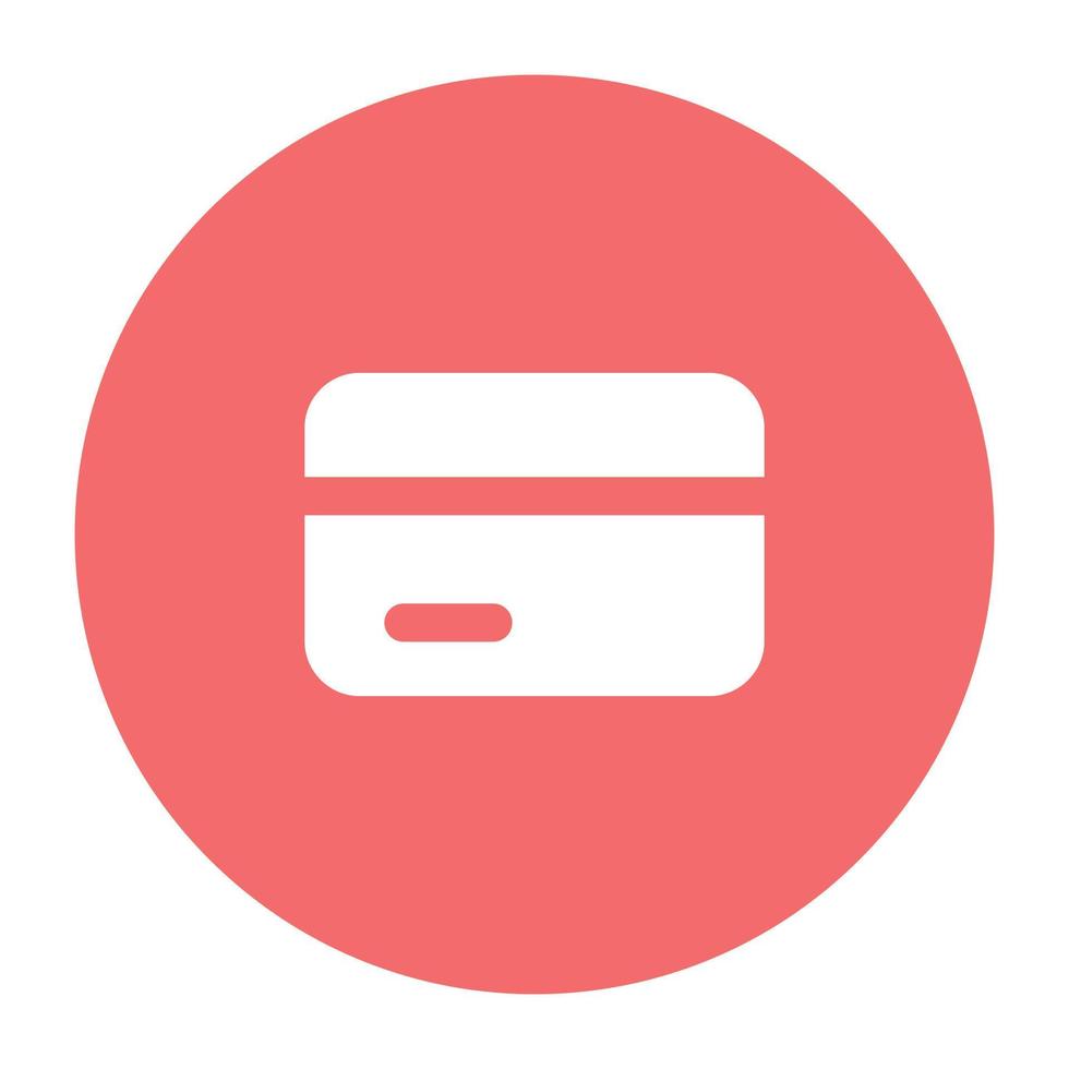 Trendy Debit Card vector