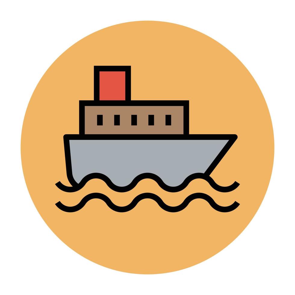 Trendy Boat Concepts vector