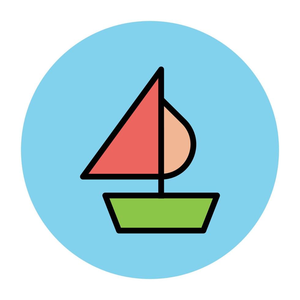 Trendy Boat Concepts vector