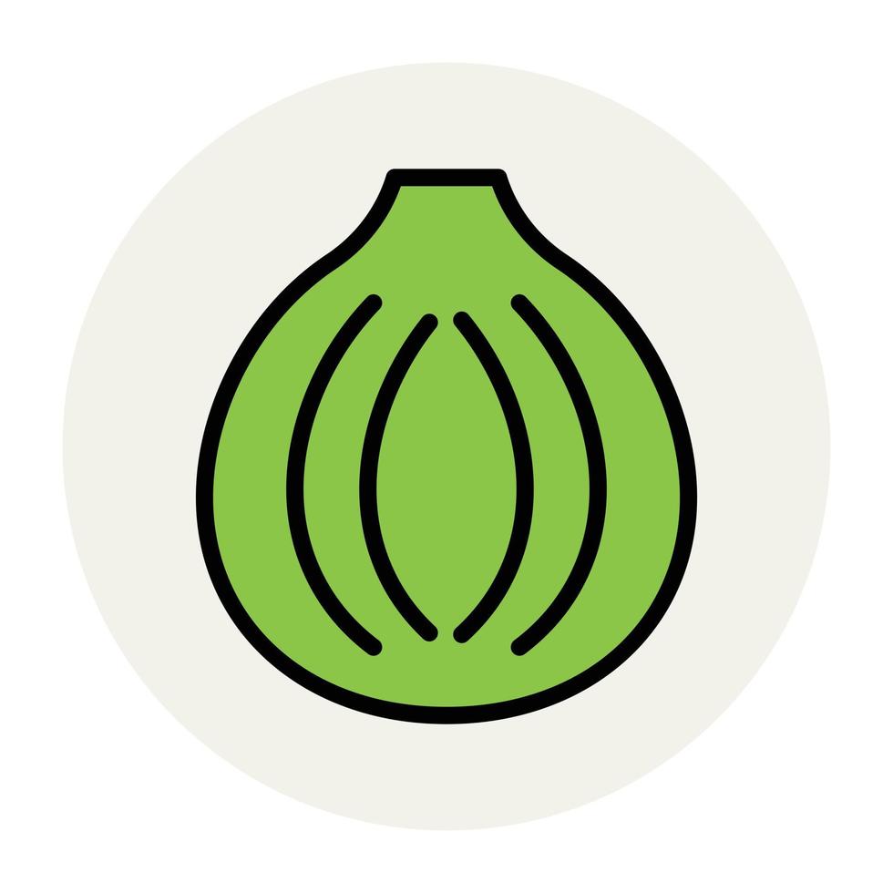 Trendy Onion Concepts vector