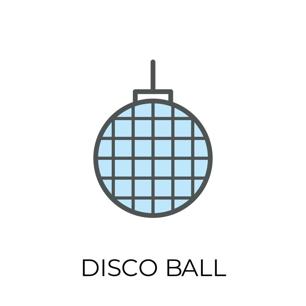 Trendy Disco Ball vector