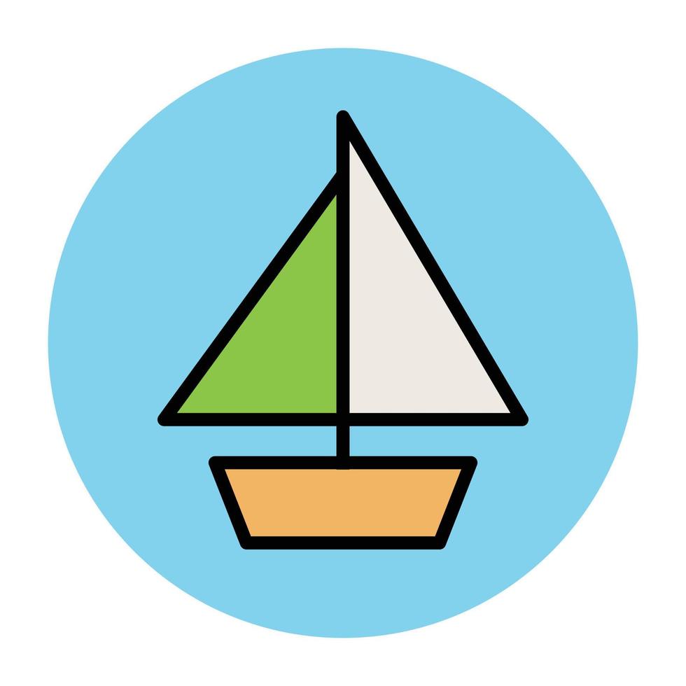 Trendy Boat Concepts vector