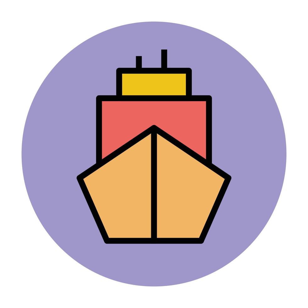 Trendy Boat Concepts vector