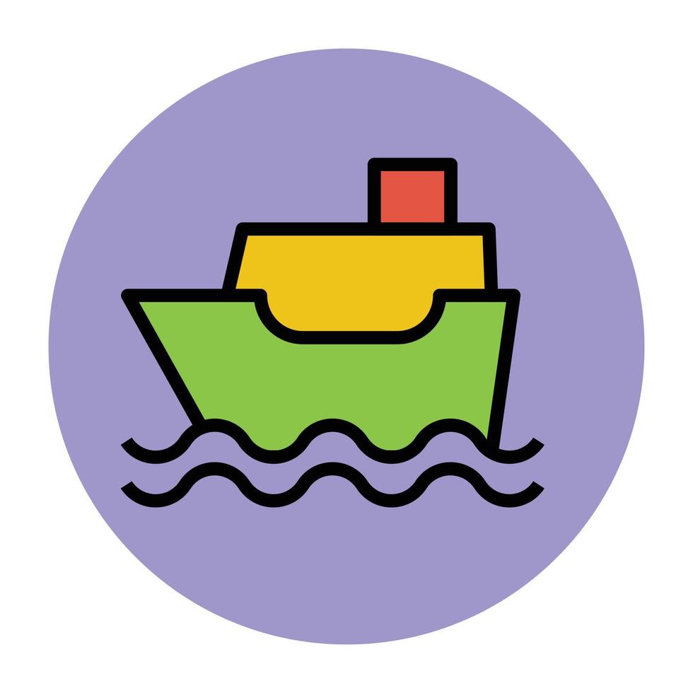 Trendy Ship Concepts vector