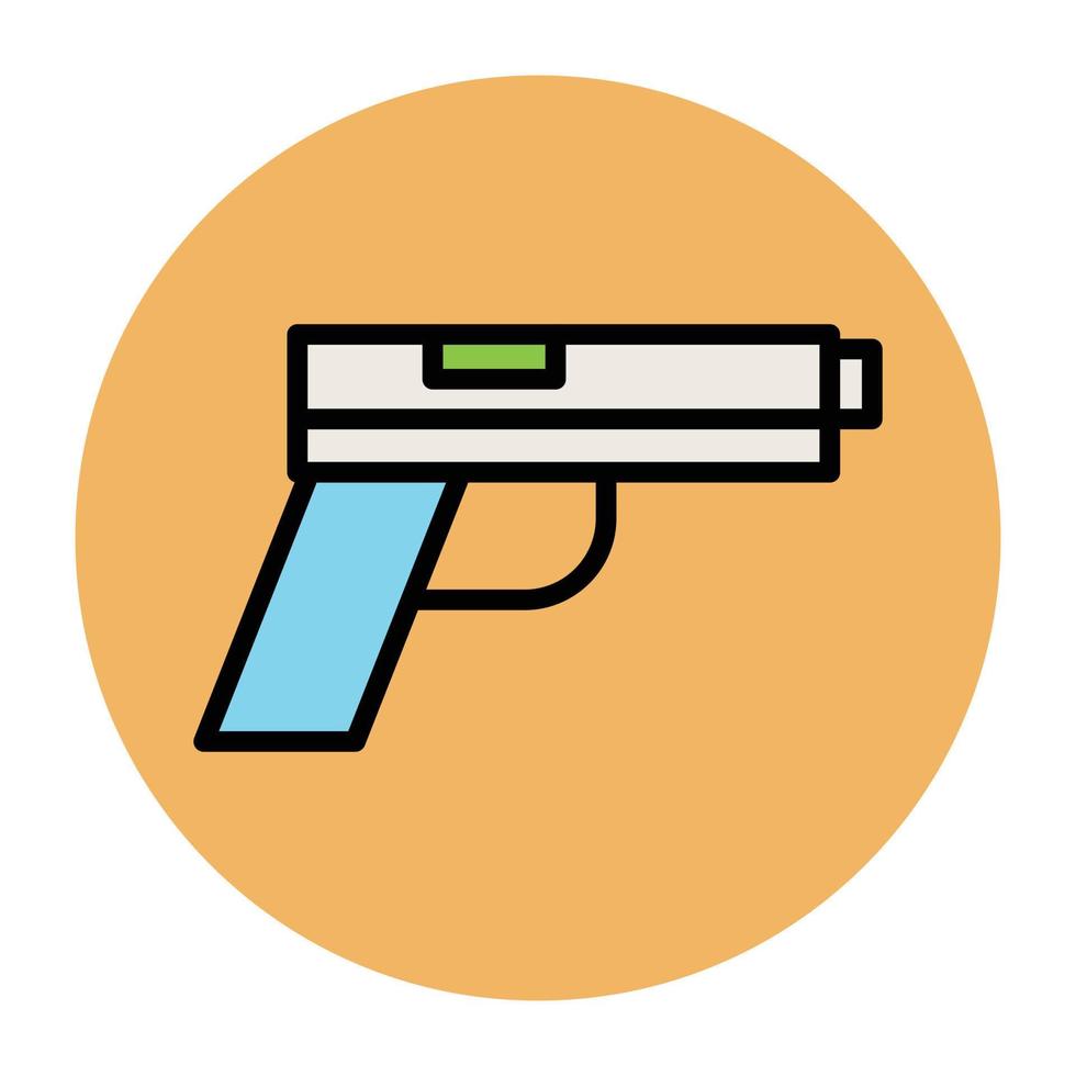 Trendy Handgun Concepts vector