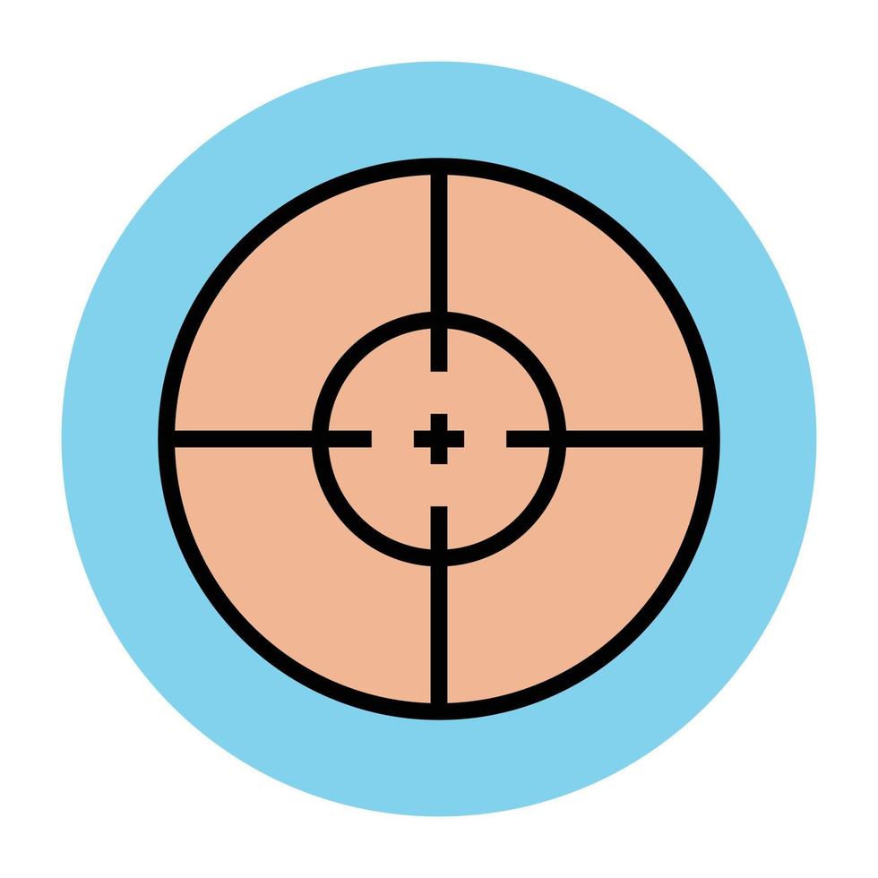 Trendy Shooting Target vector