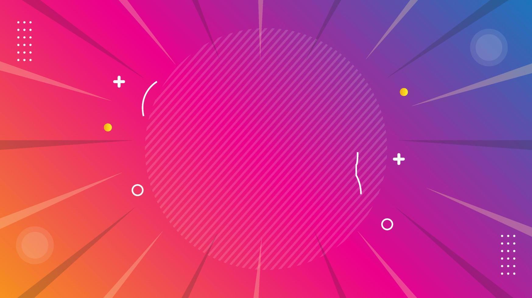 Comic Zoom Focus Lines Background vector