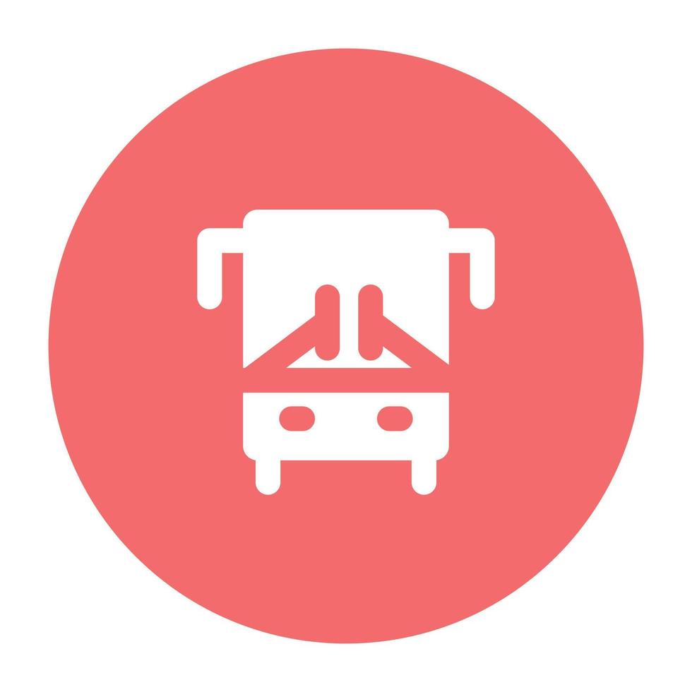 Trendy Local Bus vector
