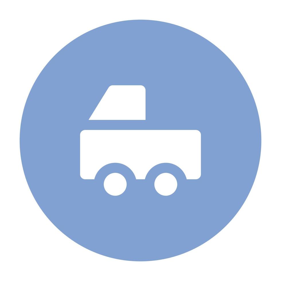 Trendy Pickup Truck vector