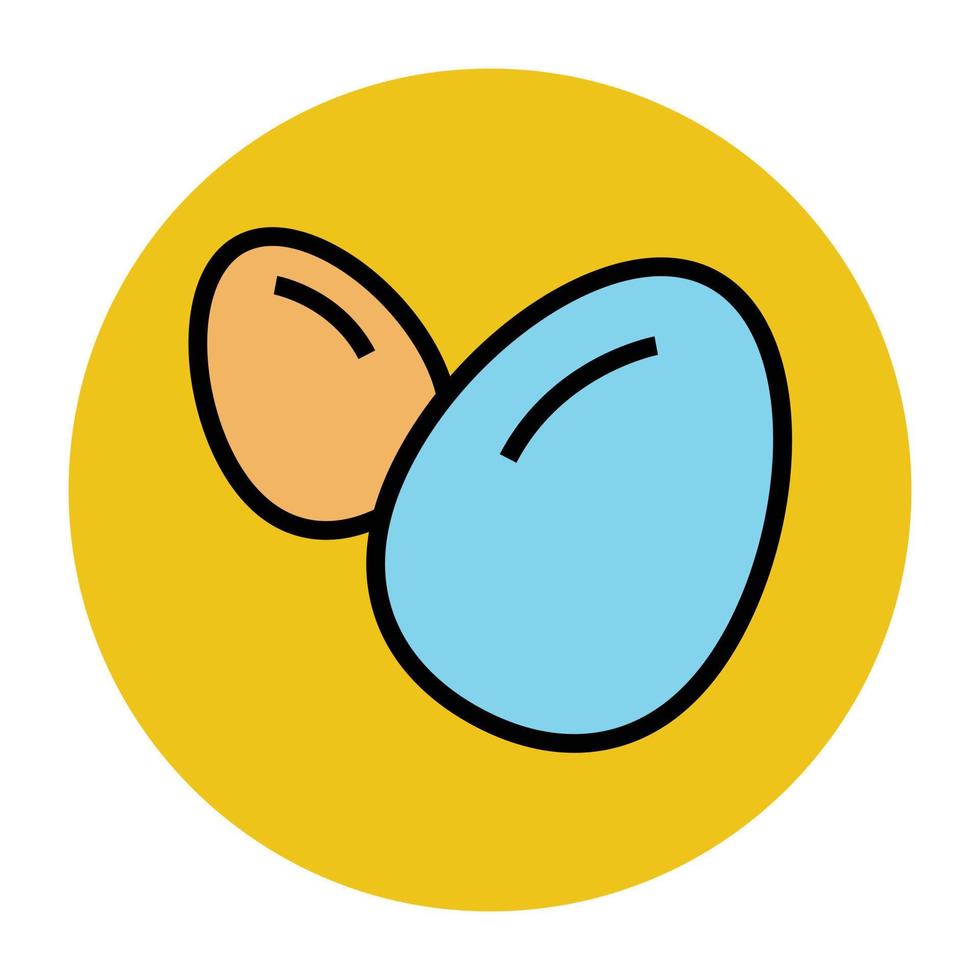 Trendy Eggs Concepts vector