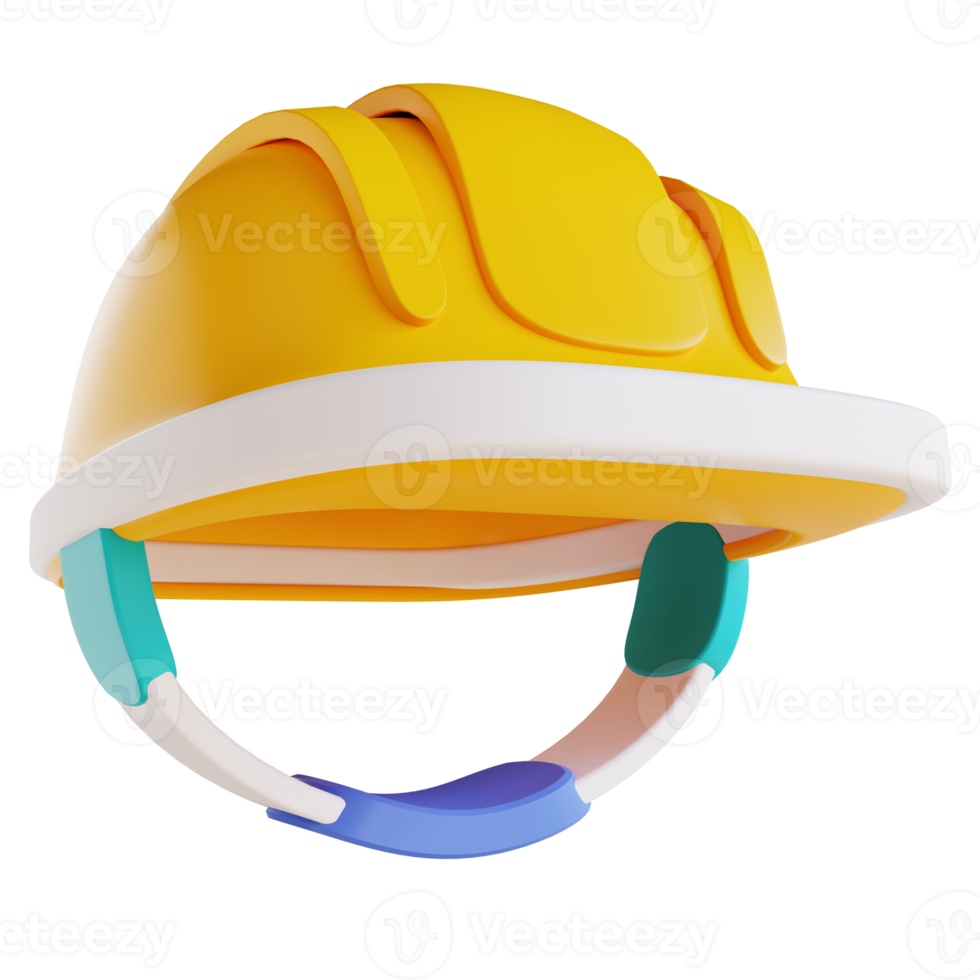 equipo de ingeniería de casco de ilustración 3d png