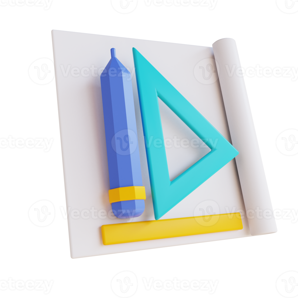 3D illustration tool architecture png