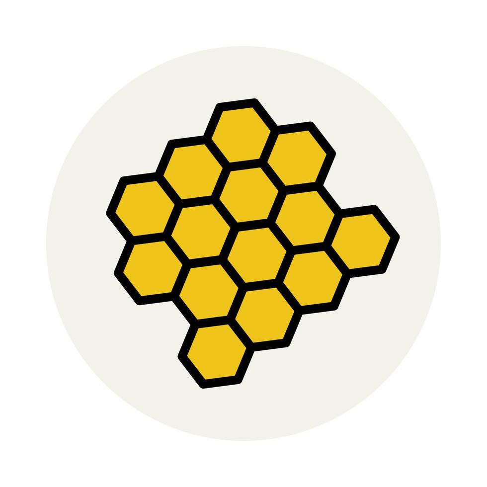 Trendy Honeycomb  Concepts vector