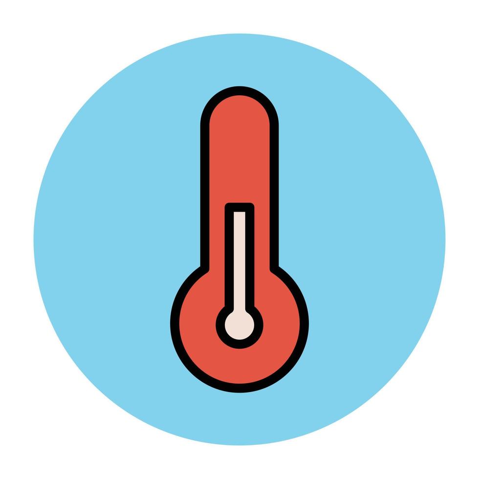 Trendy Thermometer Concepts vector