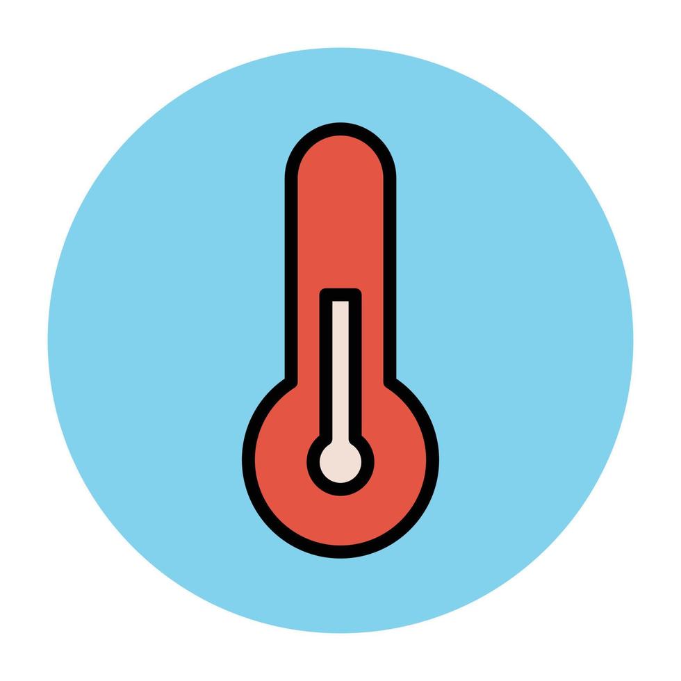 Trendy Thermometer Concepts vector