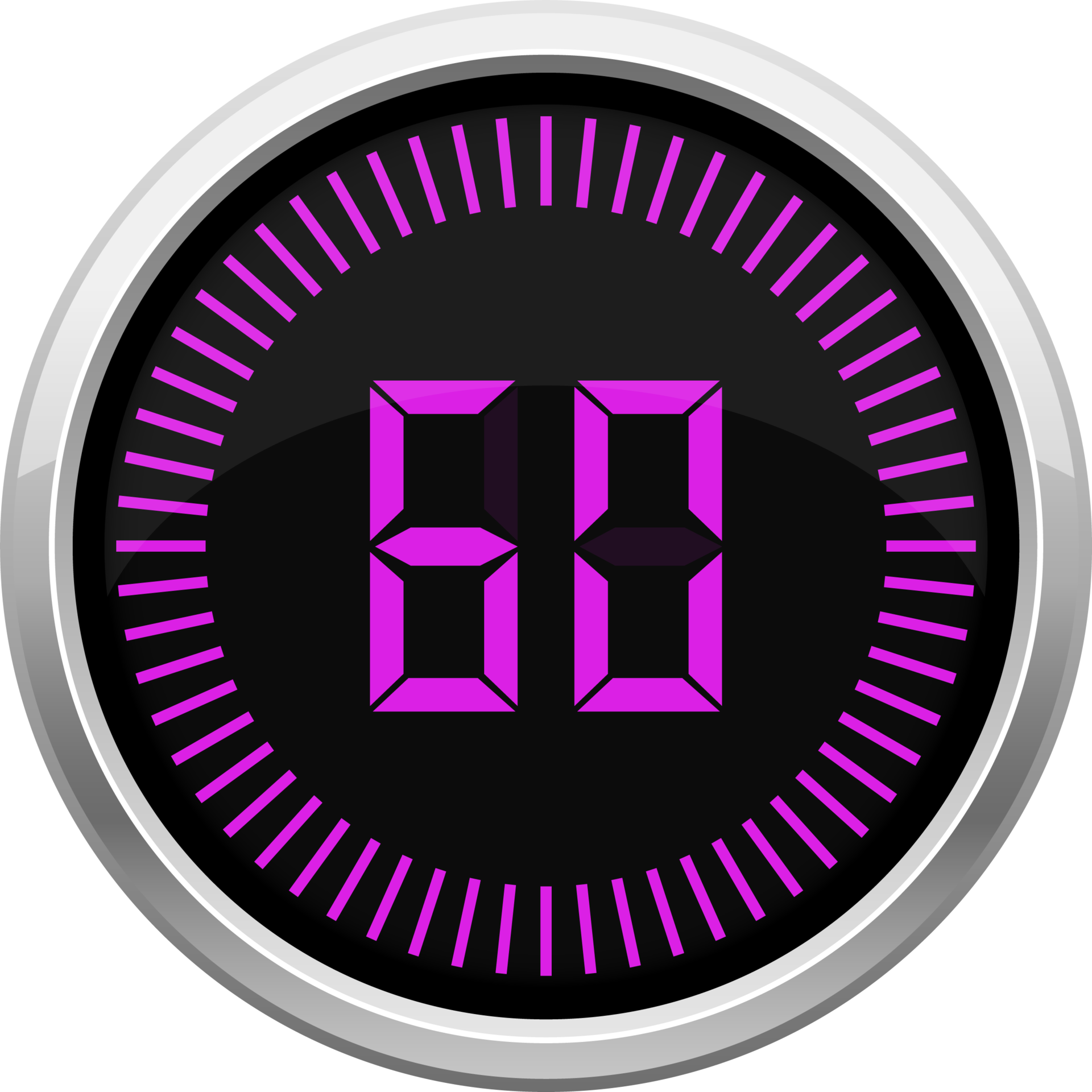 Digital timer clipart design illustration 9383388 PNG